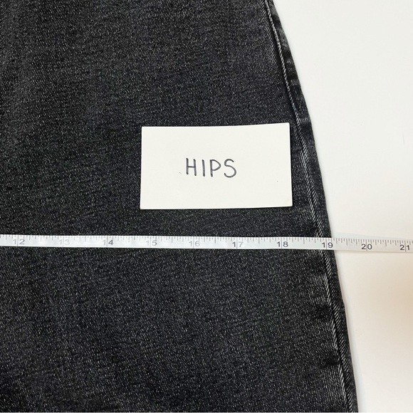 Abercrombie & Fitch Ankle Straight Ultra High Rise Jeans 28 6 black‎ Curve Love - Picture 12 of 14